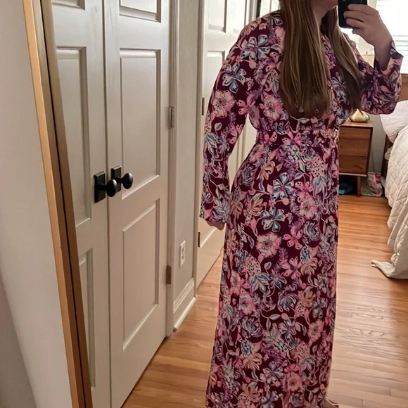 NWT Lilly Pulitzer LEOLYNN MAXI - TROPICAL WITH A TWIST size 12 - Picture 5 of 16